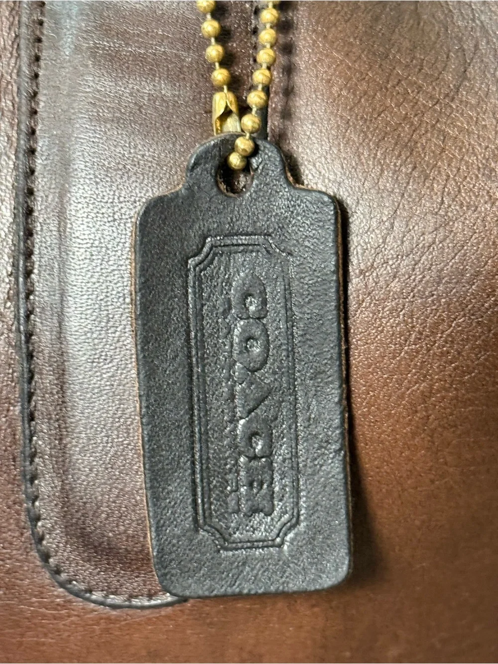 Coach VINTAGE 1970s Slim Satchel Standard #9430 Glue In Tag New York City VGUC
